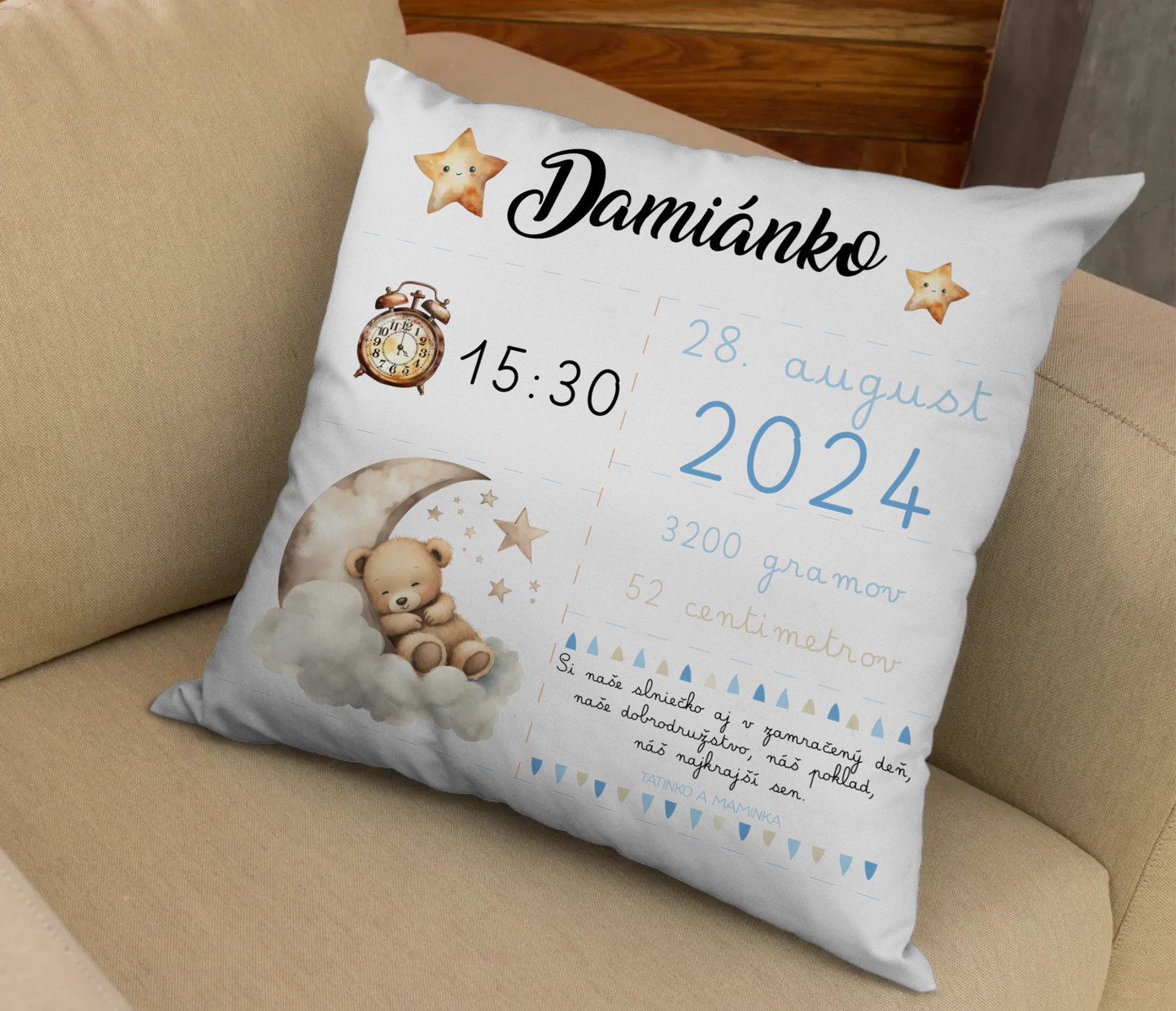 mockup-of-a-pillow-lying-on-a-beige-armchair-a14920